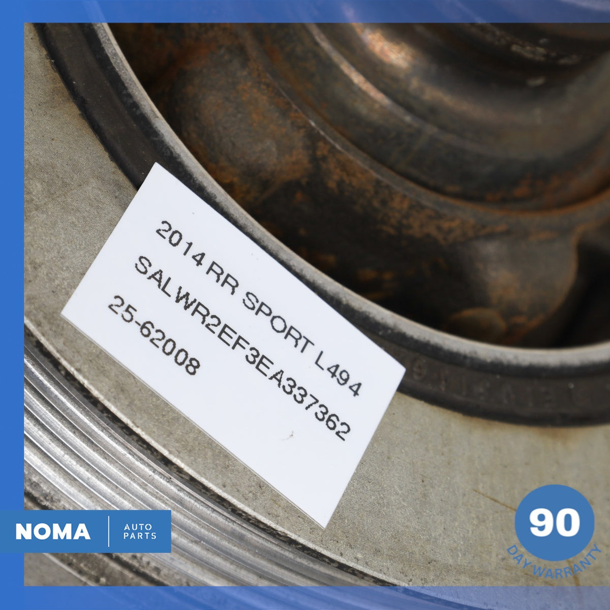 10-23 LR Range Rover Sport L494 F-Type XF Engine Crankshaft Balancer Pulley OEM - photo 9