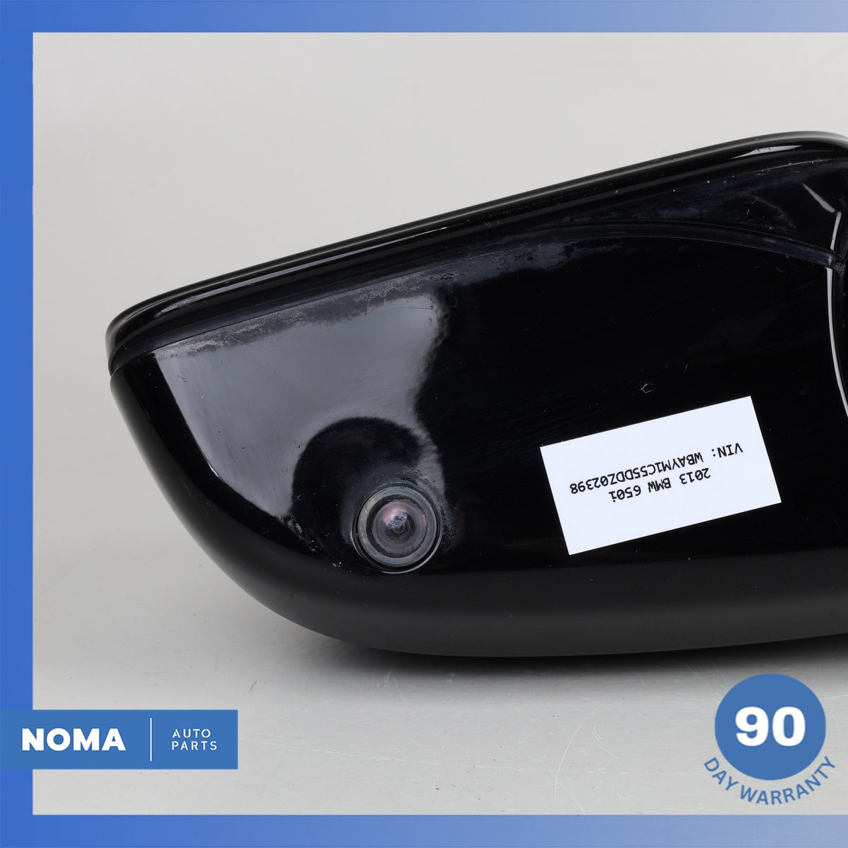 12-15 BMW F13 650i 640i Left Driver Side Rear View Door Mirror w/ Camera OEM - photo 6