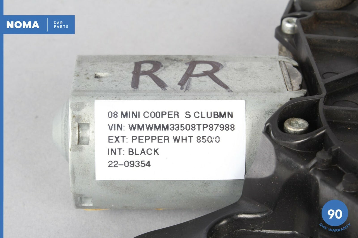 08-14 Mini Cooper S Clubman R55 Rear Right Side Tailgate Door Wiper Motor OEM - photo 9