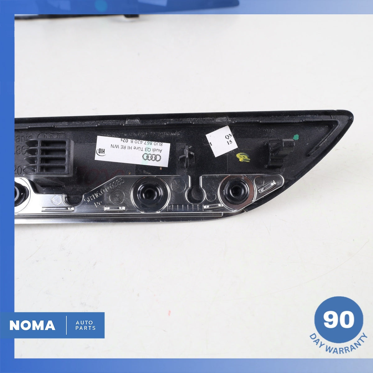 Audi 8U Q3 Rear Right & Left Door Cover Panel Trim Molding Set Wood OEM - photo 10