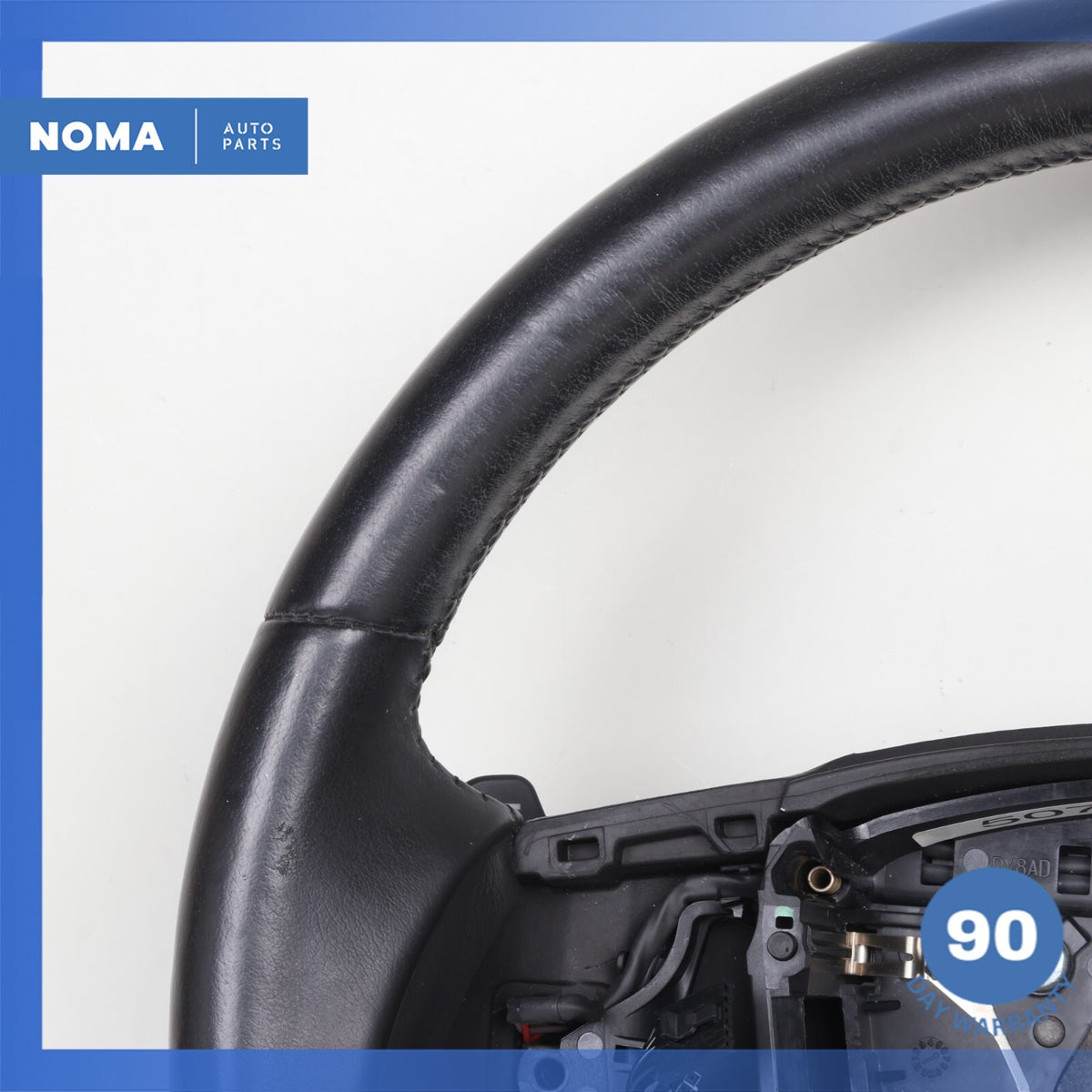 07-11 Jaguar X150 XK XF Steering Wheel w/ Paddle Shifters Black 7W833L598DA OEM - photo 7