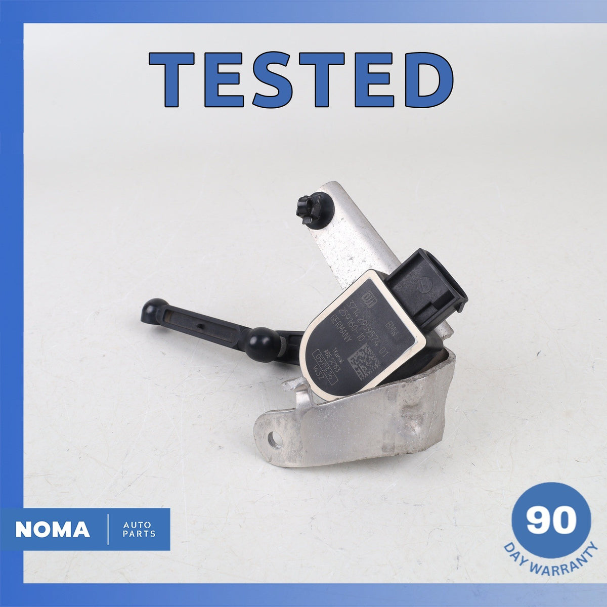 BMW G12 740i 540i Rear Right Height Level Sensor w/ Bracket OEM - photo 1