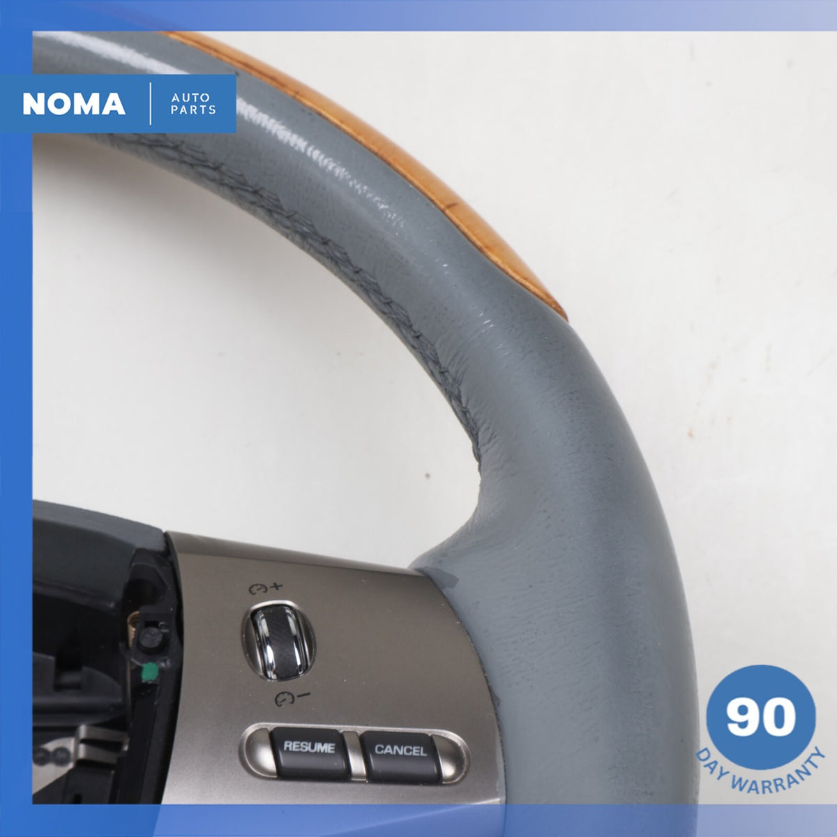 07-09 Jaguar X150 XK XKR Steering Wheel w/ Paddle Shifters Blue OEM - photo 5