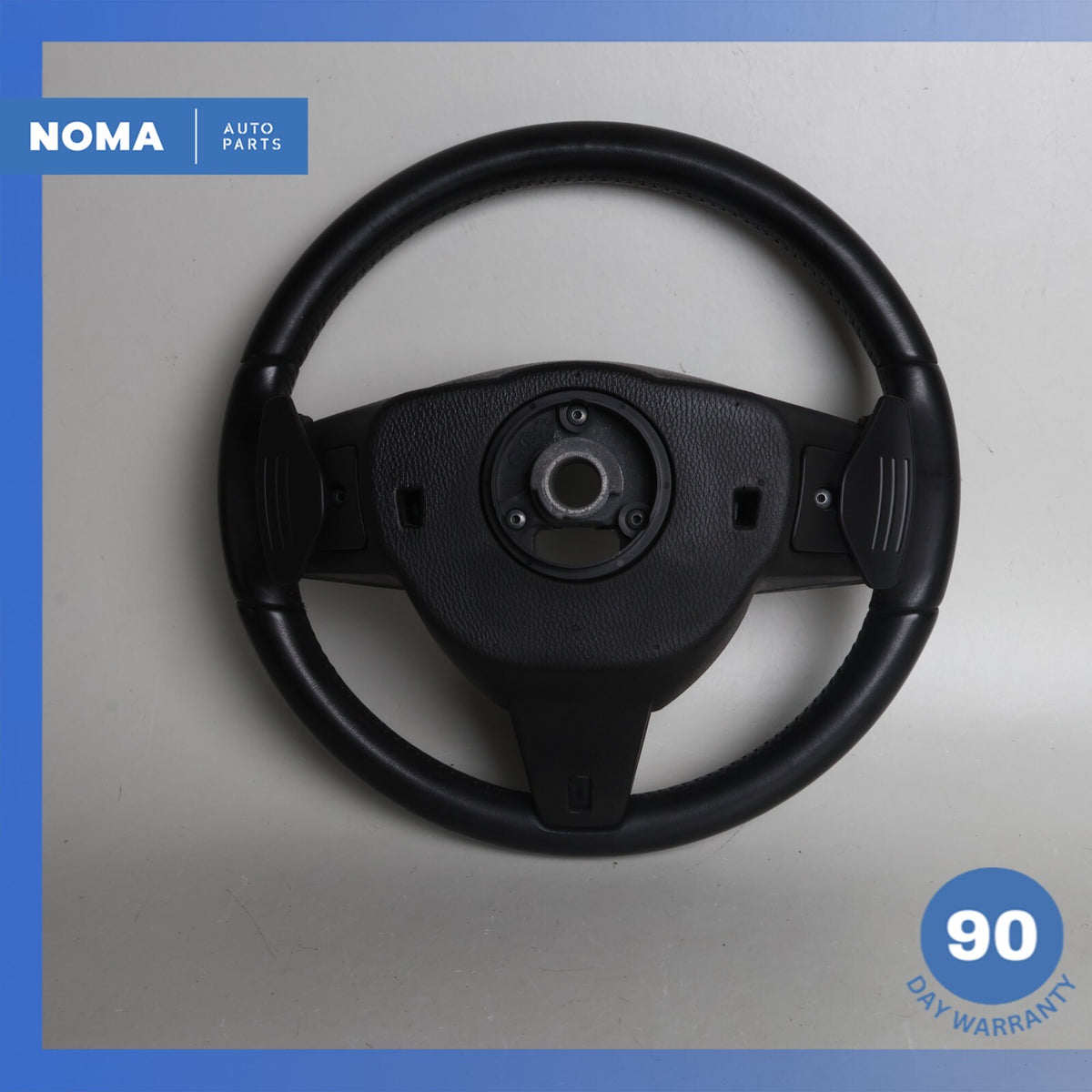 07-09 Jaguar X150 XKR XK R-Sport Steering Wheel w/ Paddle Shifters Black OEM - photo 13