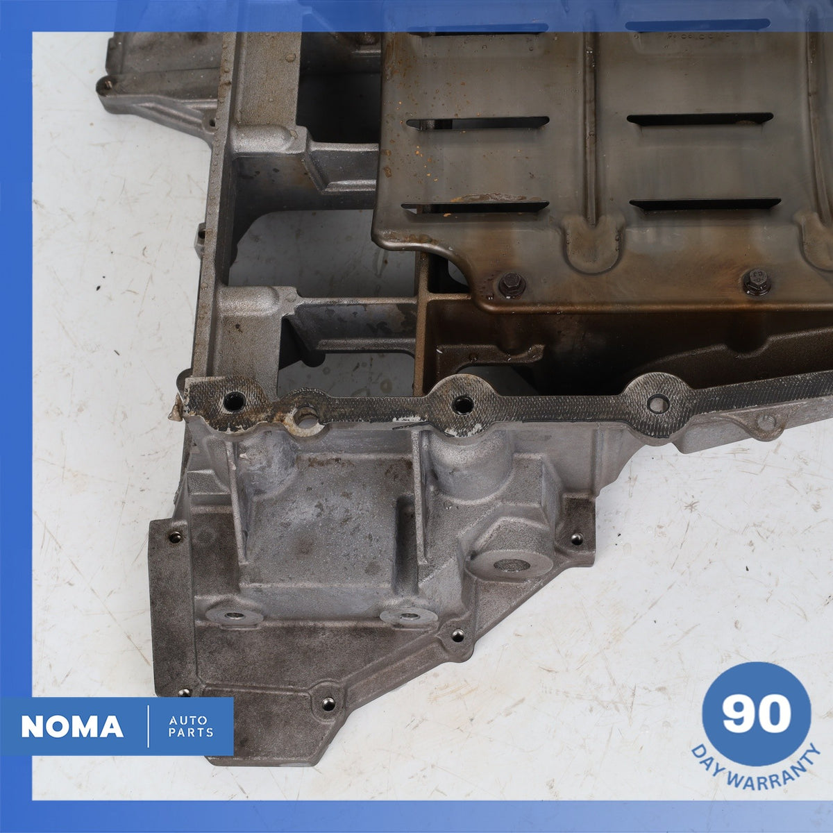 03-10 Jaguar X350 XJ8 S-Type 4.2L Engine Upper Oil Pan Sump 2W936C674DB OEM - photo 16