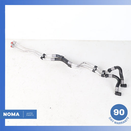 13-15 BMW F02 750i 4.4L V8 N63 Transmission Oil Cooler Hose Line Set OEM - photo 1