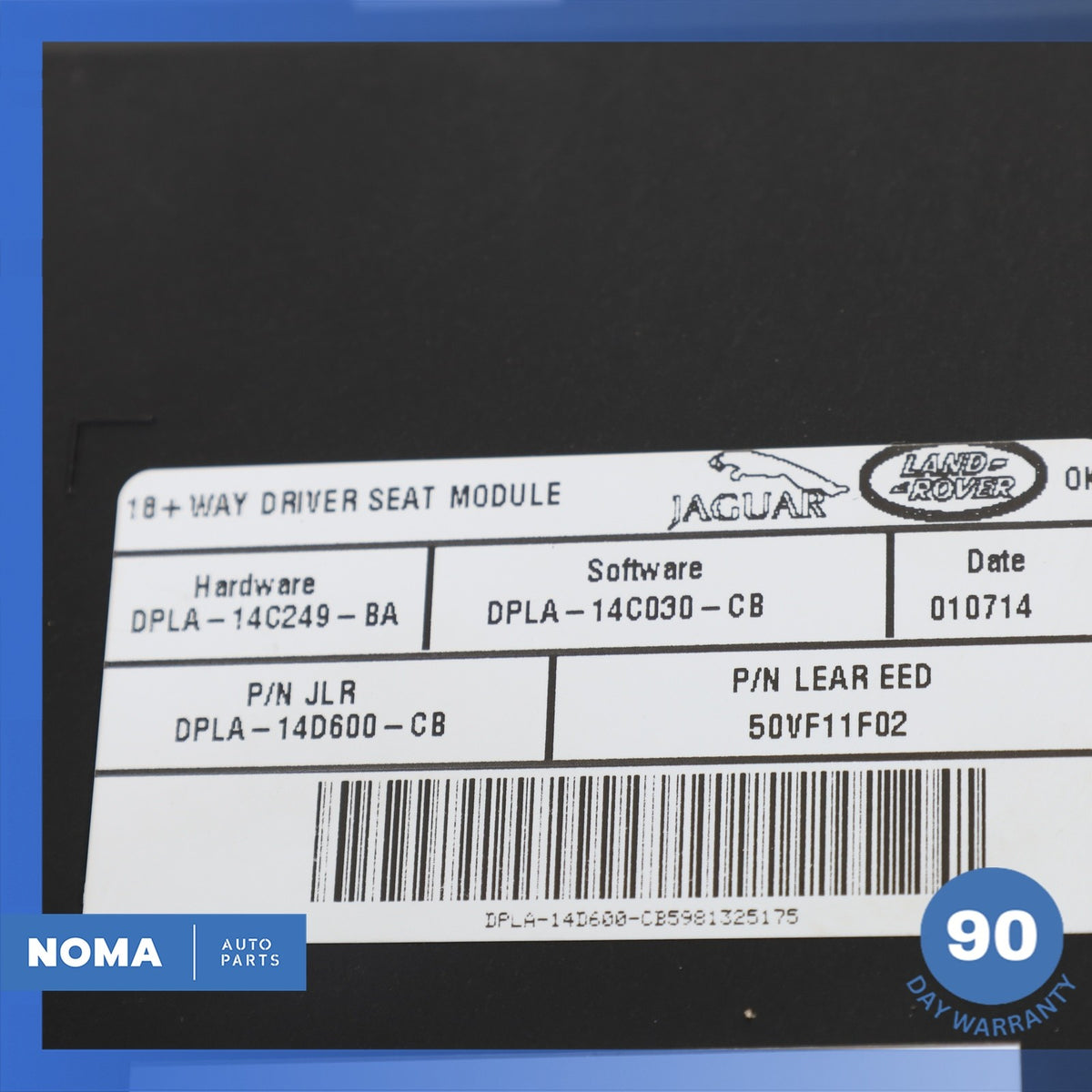 2014 LR Range Rover Sport L494 Front Left Side Seat Control Module Unit OEM - photo 9