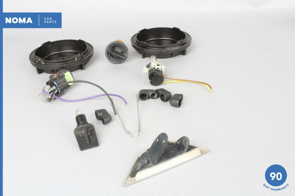 09-11 Jaguar XF XFR X250 Right Headlight Cap w/ Igniter & Bulbs & Washer Cap OEM - photo 5