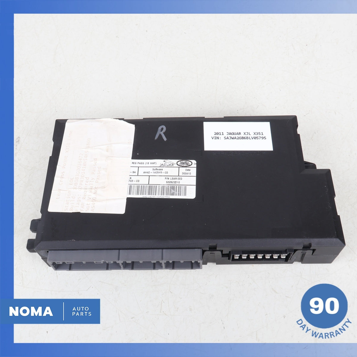 10-19 Jaguar X351 XJ XJR Range Rover Front Right Side Seat Control Module OEM - photo 2