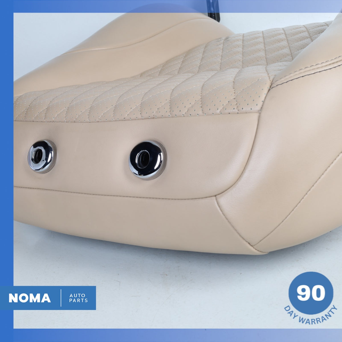 14-19 Jaguar X351 XJL XJR Front Right Passenger Top Upper Seat Cushion Beige OEM - photo 8