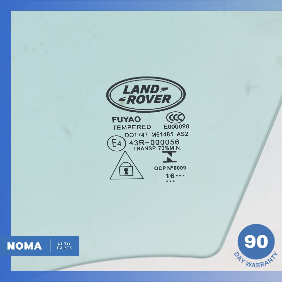 17-23 Land Rover L462 Discovery Front Left Driver Side Door Window Glass OEM - photo 6