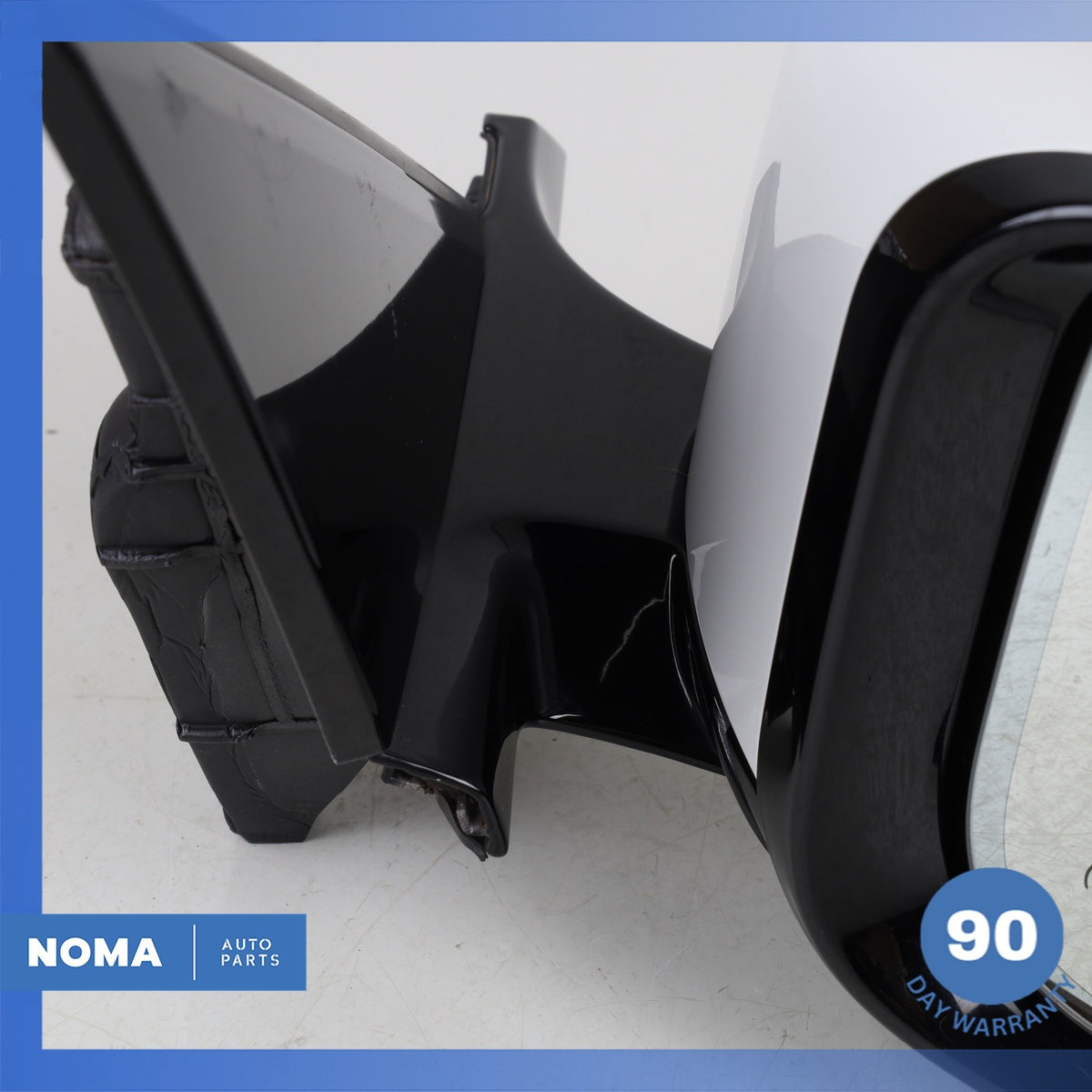 16-19 BMW G12 740i 750i Right Passenger Side Door Rear View Mirror White OEM 76k - photo 4