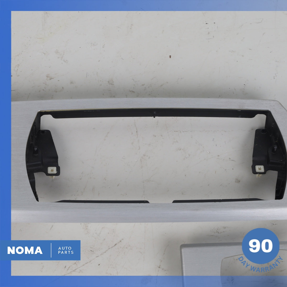 03-08 BMW E85 Z4 Dashboard Cover Panel Trim Set Aluminium OEM - photo 3