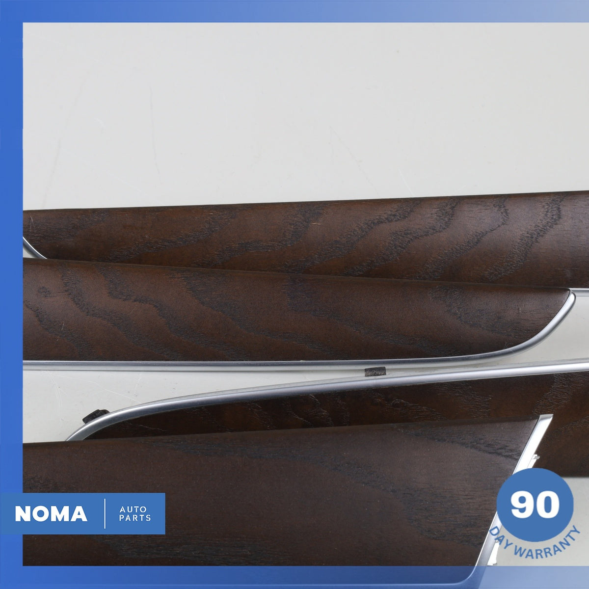 09-17 Audi 8RB Q5 SQ5 Front & Rear Interior Door Panel Molding Trim Wood Set OEM - photo 5