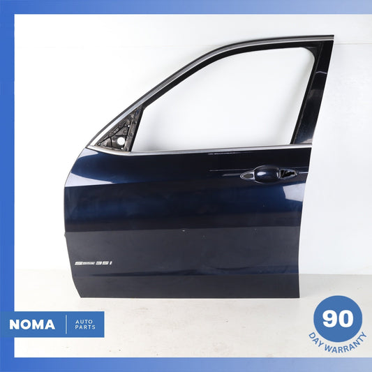 14-18 BMW F15 X5 Front Left Driver Side Door Shell Panel Blue OEM - photo 1