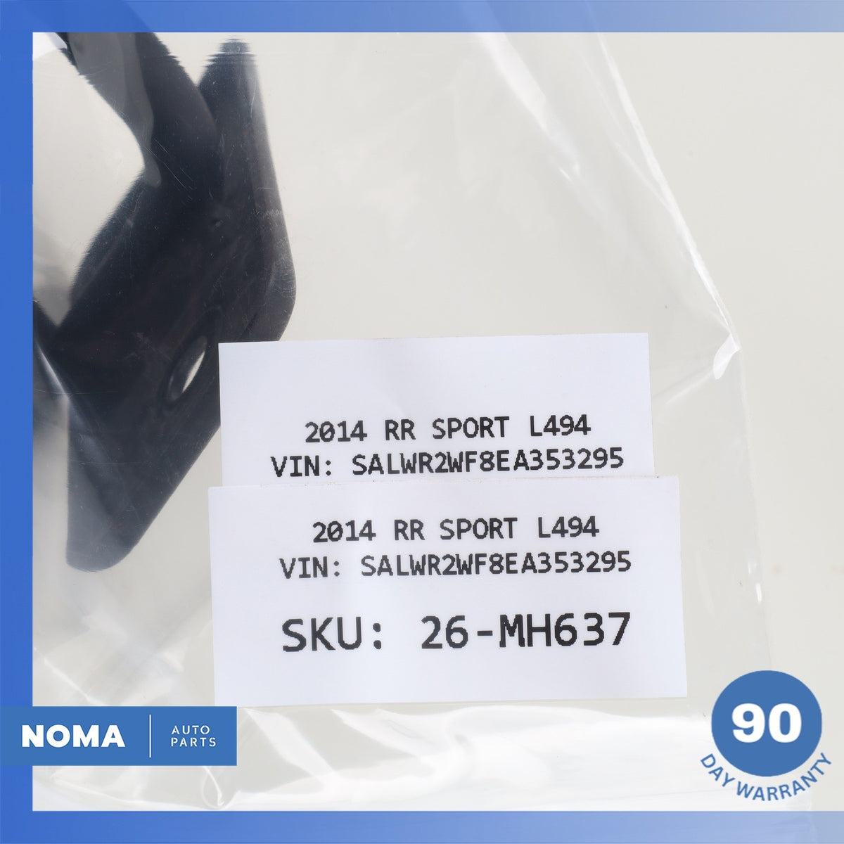 13-21 LR Range Rover L494 L405 Left & Right Exhaust Muffler Bracket Set OEM - photo 10