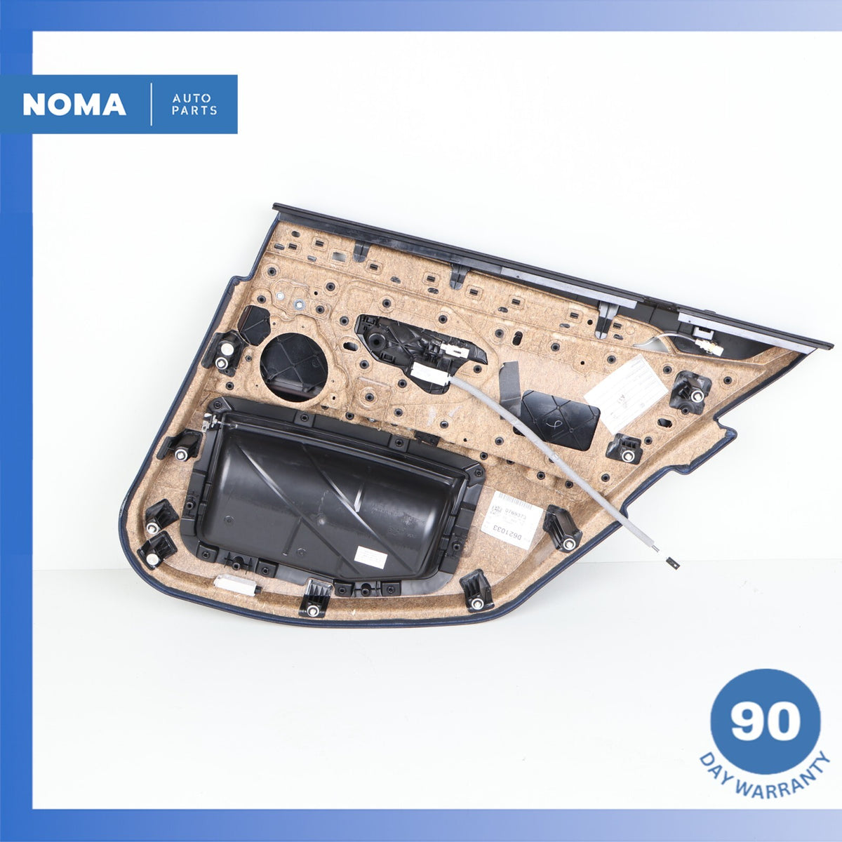 11-16 BMW F10 528i 535i Rear Left Interior Door Panel Assembly Nappa Brown OEM - photo 12