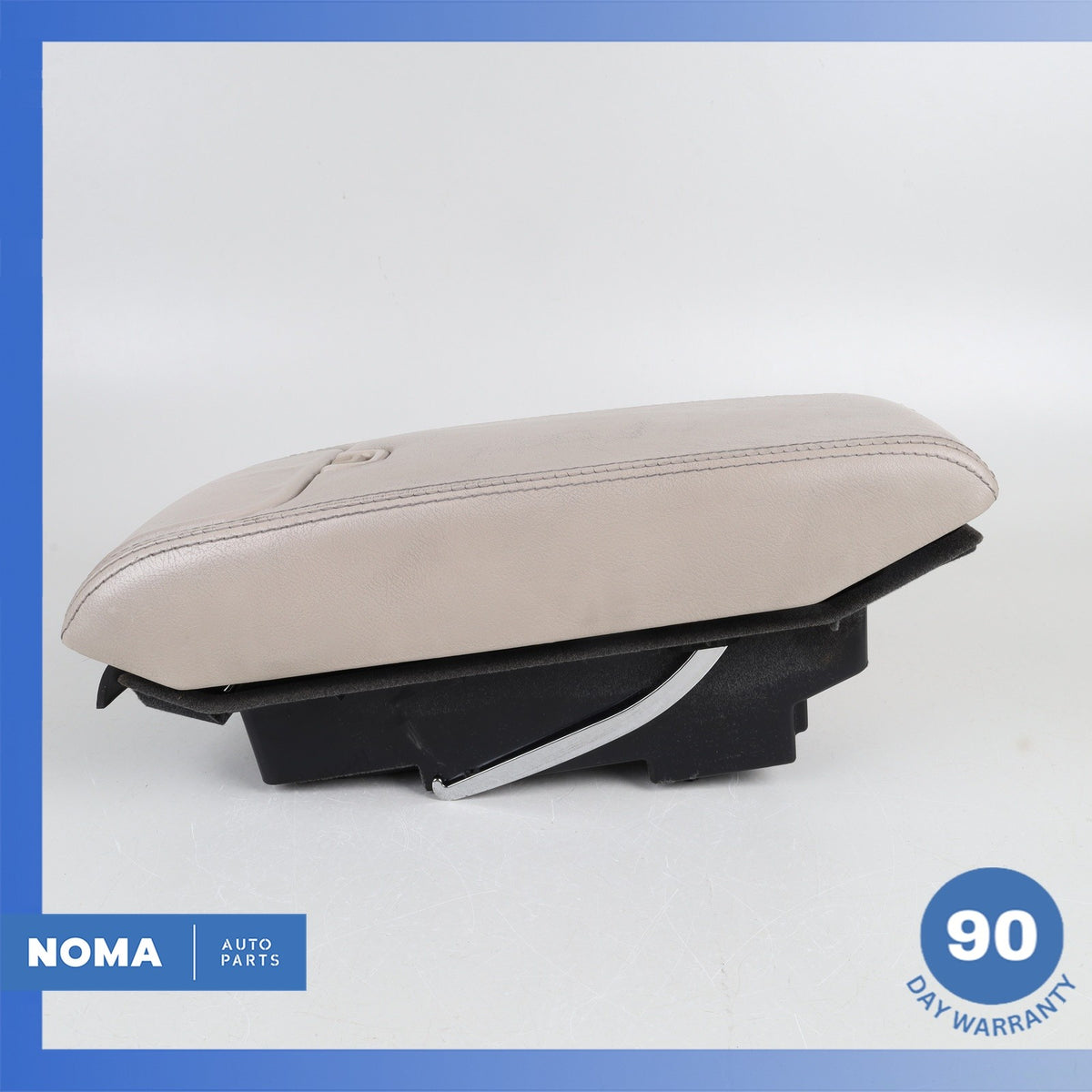 97-06 Jaguar X100 XKR Leather Center Console Arm Rest Lid w/ Trim Beige OEM 82k - photo 11