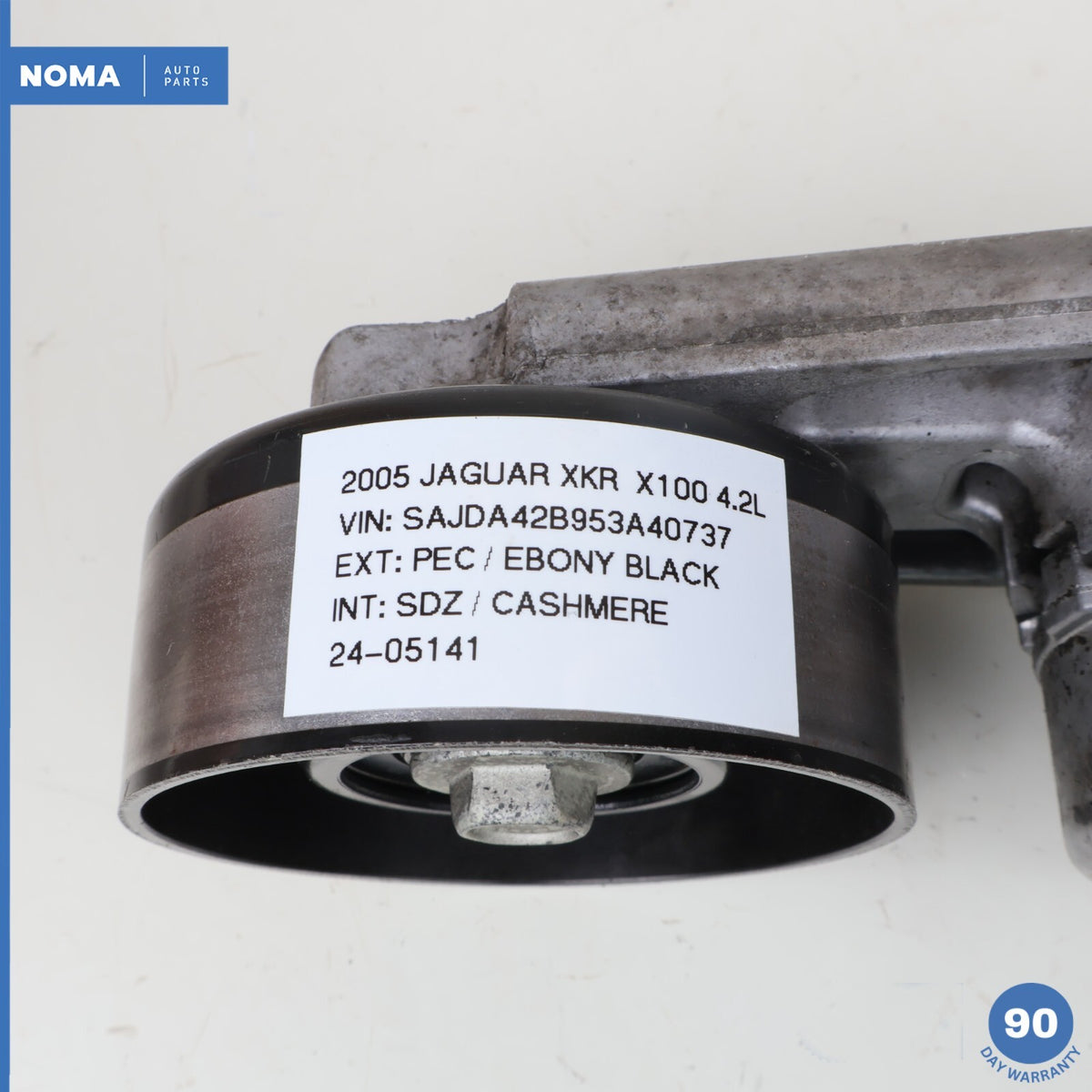 2005 Jaguar X100 XKR Engine Drive Belt Tensioner w/ Idler Pulley 4L8E6B209AB OEM - photo 8