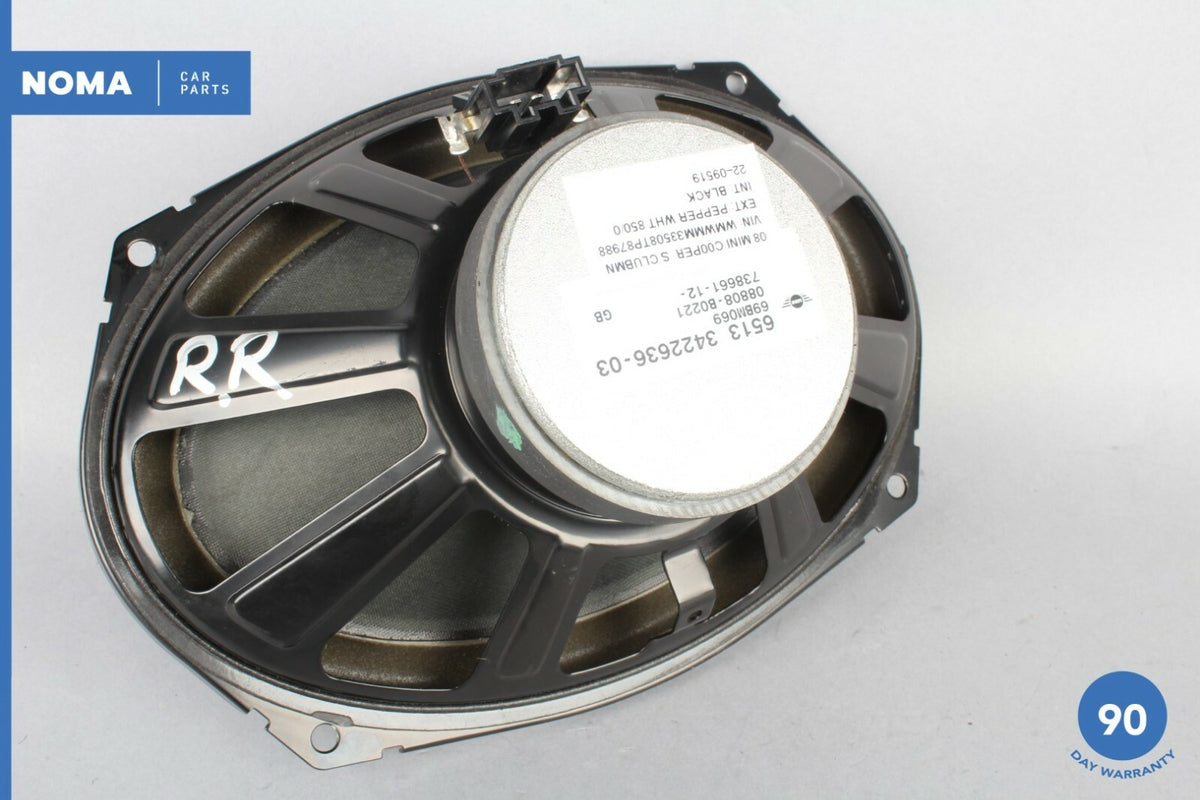 07-10 Mini Cooper S Clubman R55 Rear Left or Right Door Hi-Fi Speaker Woofer OEM - photo 6