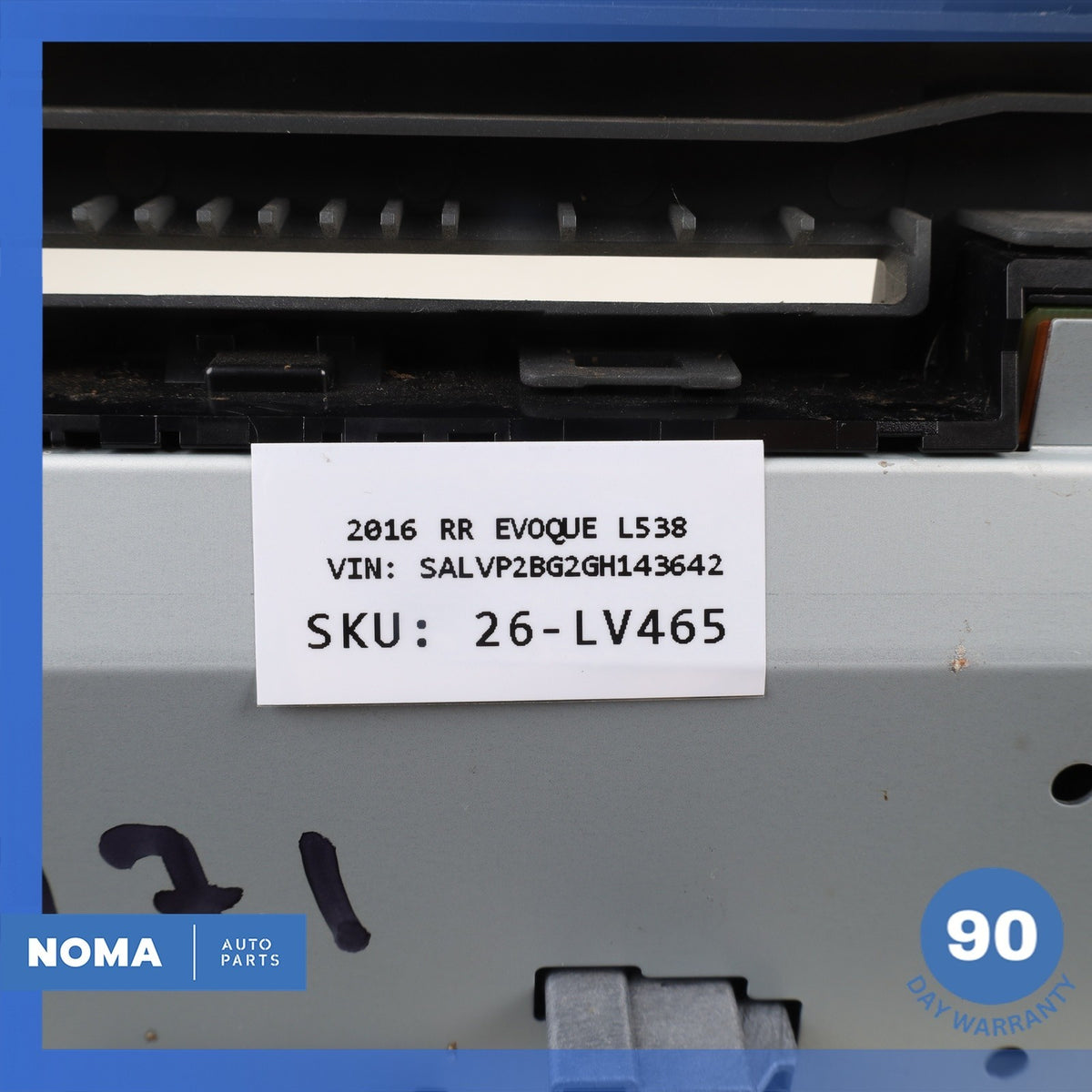 16-19 Range Rover Evoque L538 Dashboard A/C AC Climate Control Switch OEM - photo 14