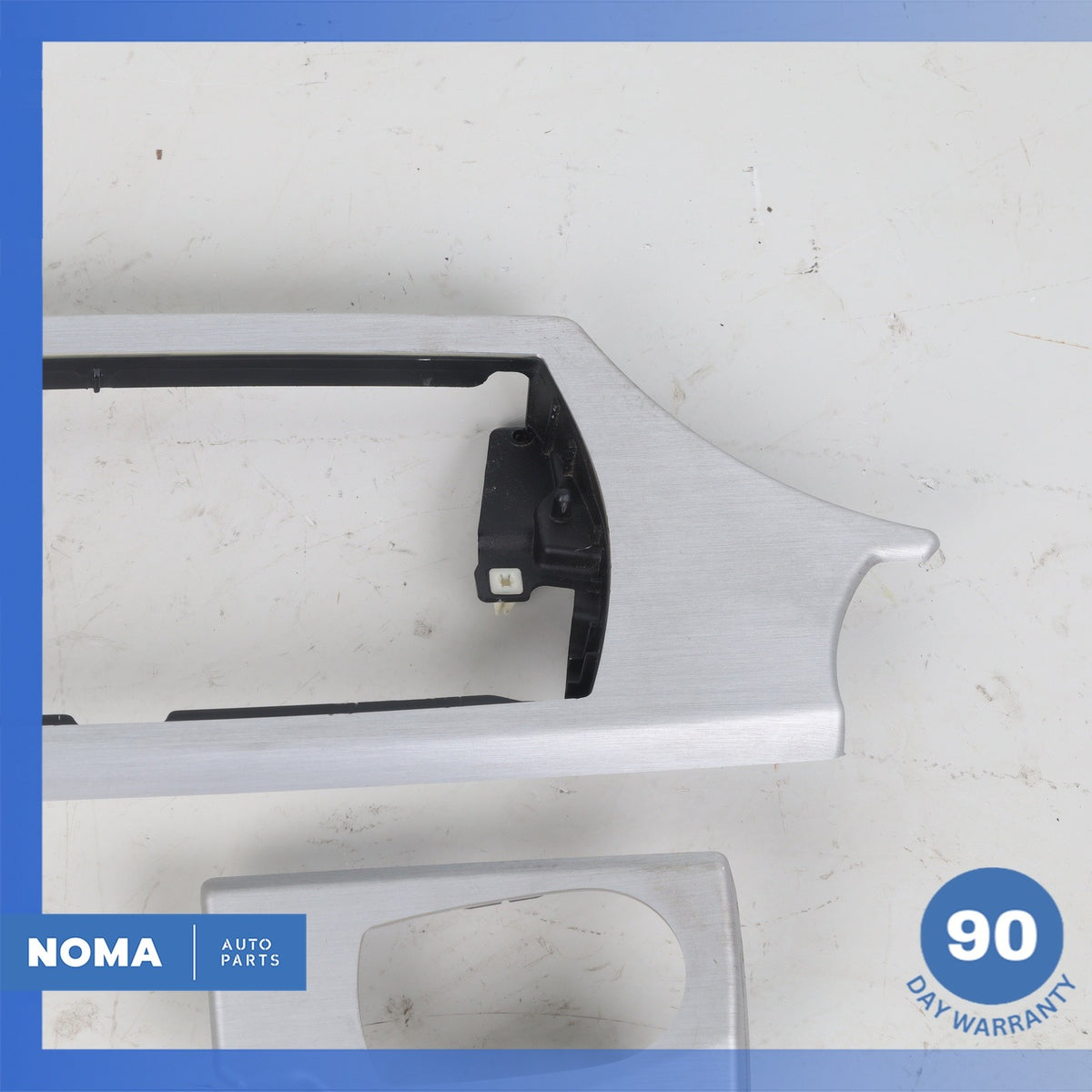 03-08 BMW E85 Z4 Dashboard Cover Panel Trim Set Aluminium OEM - photo 2