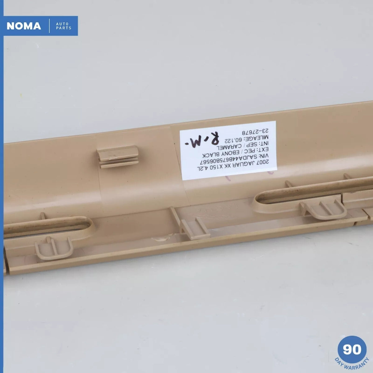 07-15 Jaguar X150 XK XKR Rear Center Parcel Shelf Trim Cover Beige OEM - photo 9