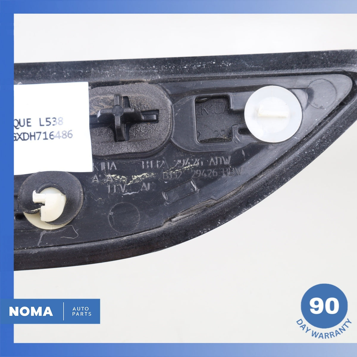 LR Range Rover Evoque L538 4DR Front Right & Left Fender Molding Trim Set OEM - photo 10