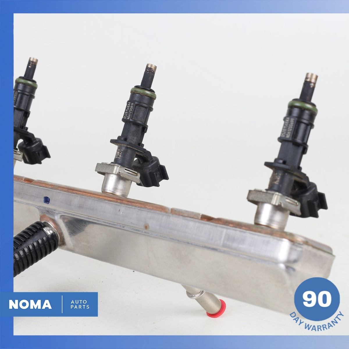 09-25 Dodge LD Charger 5.7L Fuel Gas High Pressure Rail w/ Injectors OEM 74k - photo 10