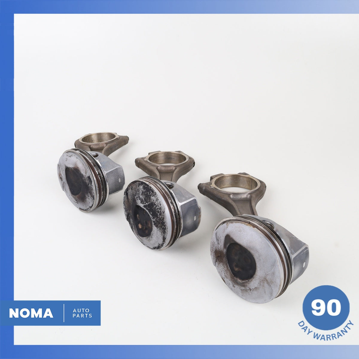13-21 Jaguar X351 XJ XF RR L494 3.0L AJ126S Engine Piston Connecting Rod Set OEM - photo 9