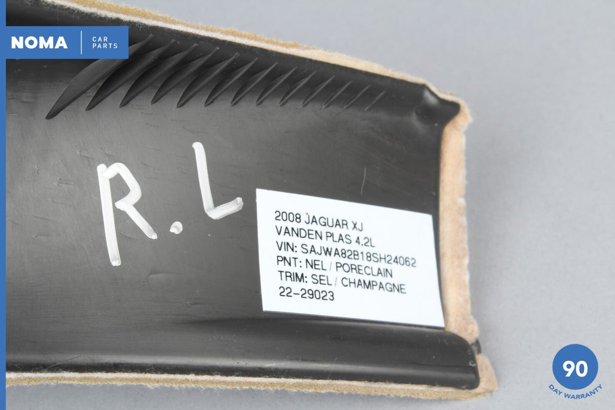 05-09 Jaguar XJ8 LWB X358 Rear Left Driver Side Lower C Pillar Trim SEL OEM - photo 11
