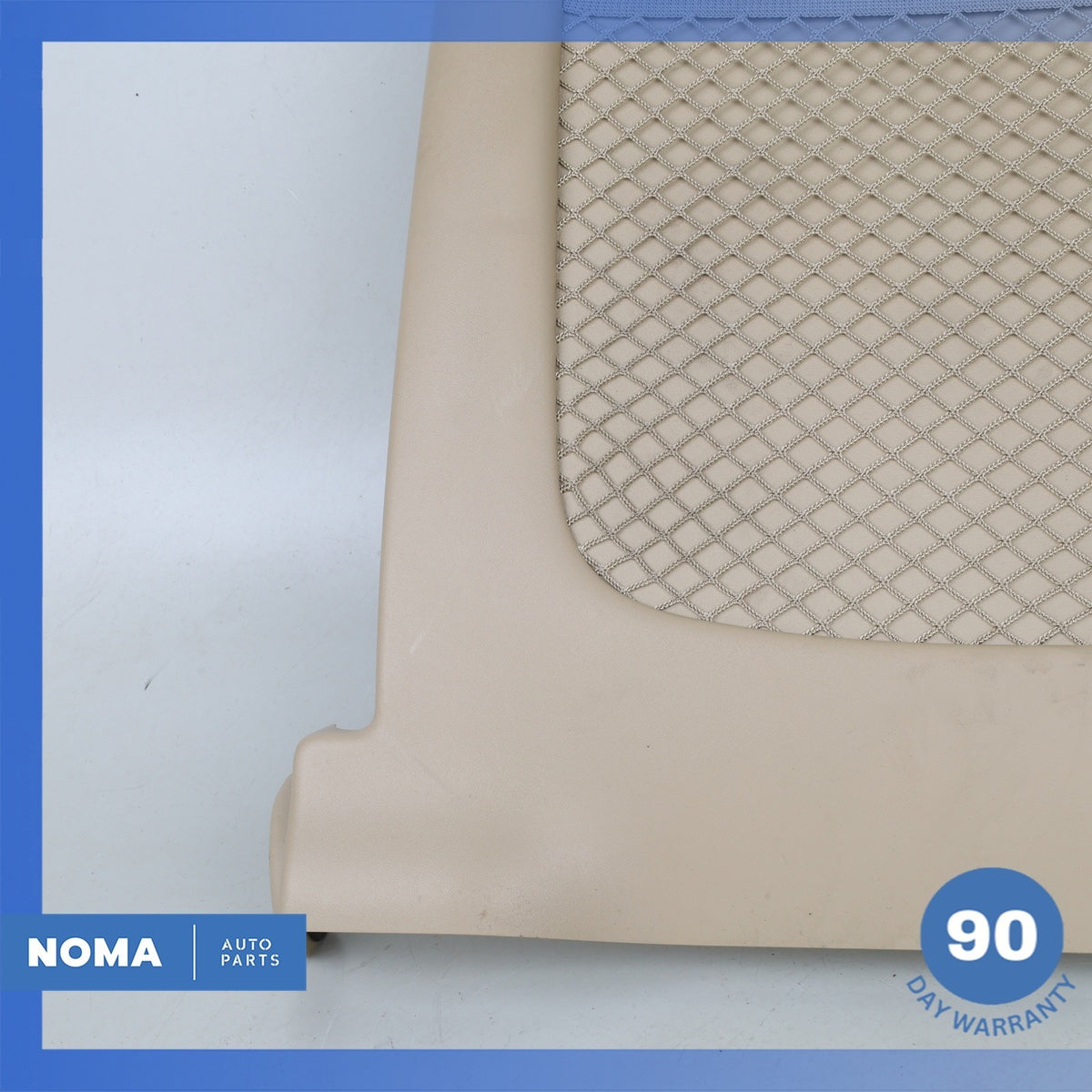 Jaguar X250 XF XFR Front Left Driver Side Seat Back Cover Panel Beige OEM - photo 4