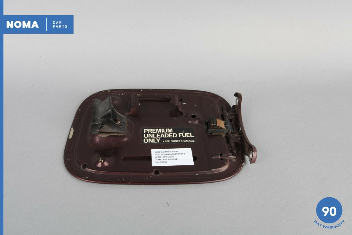 01-06 Lexus LS430 XF30 Exterior Fuel Gas Filler Door Lid Cover 3P2 OEM - photo 5