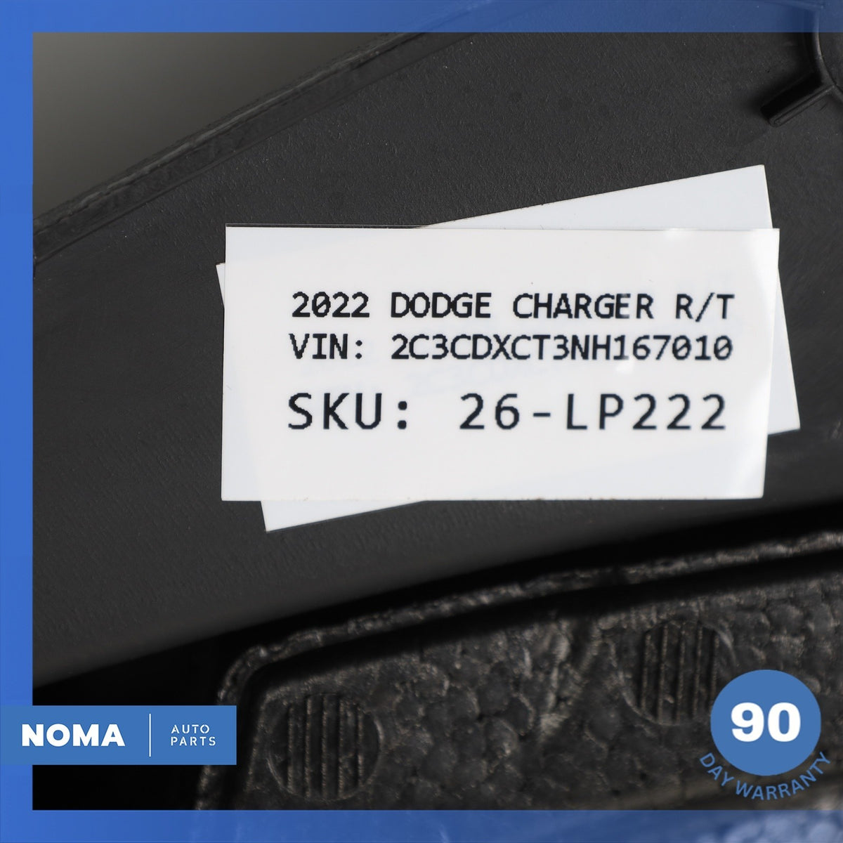 20-23 Dodge LD Charger Front Right Side Interior Door Panel Trim Black OEM 74k - photo 22
