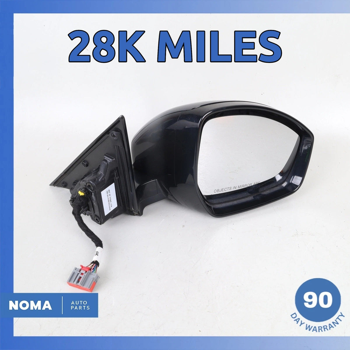 17-19 Range Rover Evoque L538 Convertible Right Rear View Door Mirror OEM 28k - photo 1
