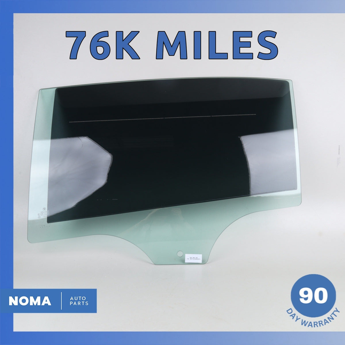16-22 BMW G12 740Li M760i LWB Rear Left Door Window Glass 7337985 OEM - photo 1