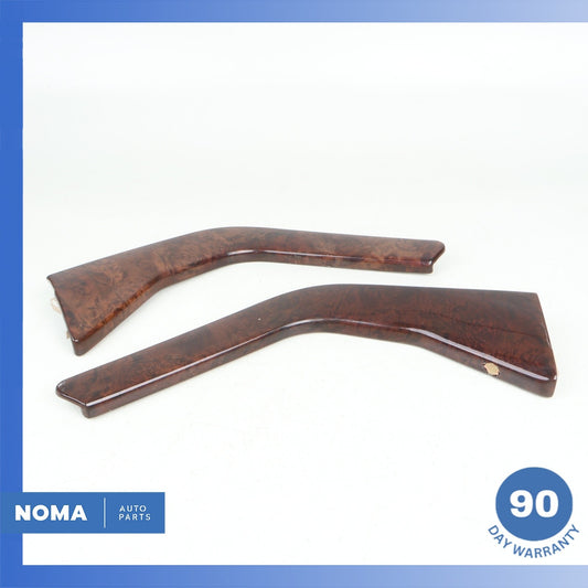 BMW E36 Z3 Left & Right Center Console Trim Cover Panel Wood Set OEM - photo 1