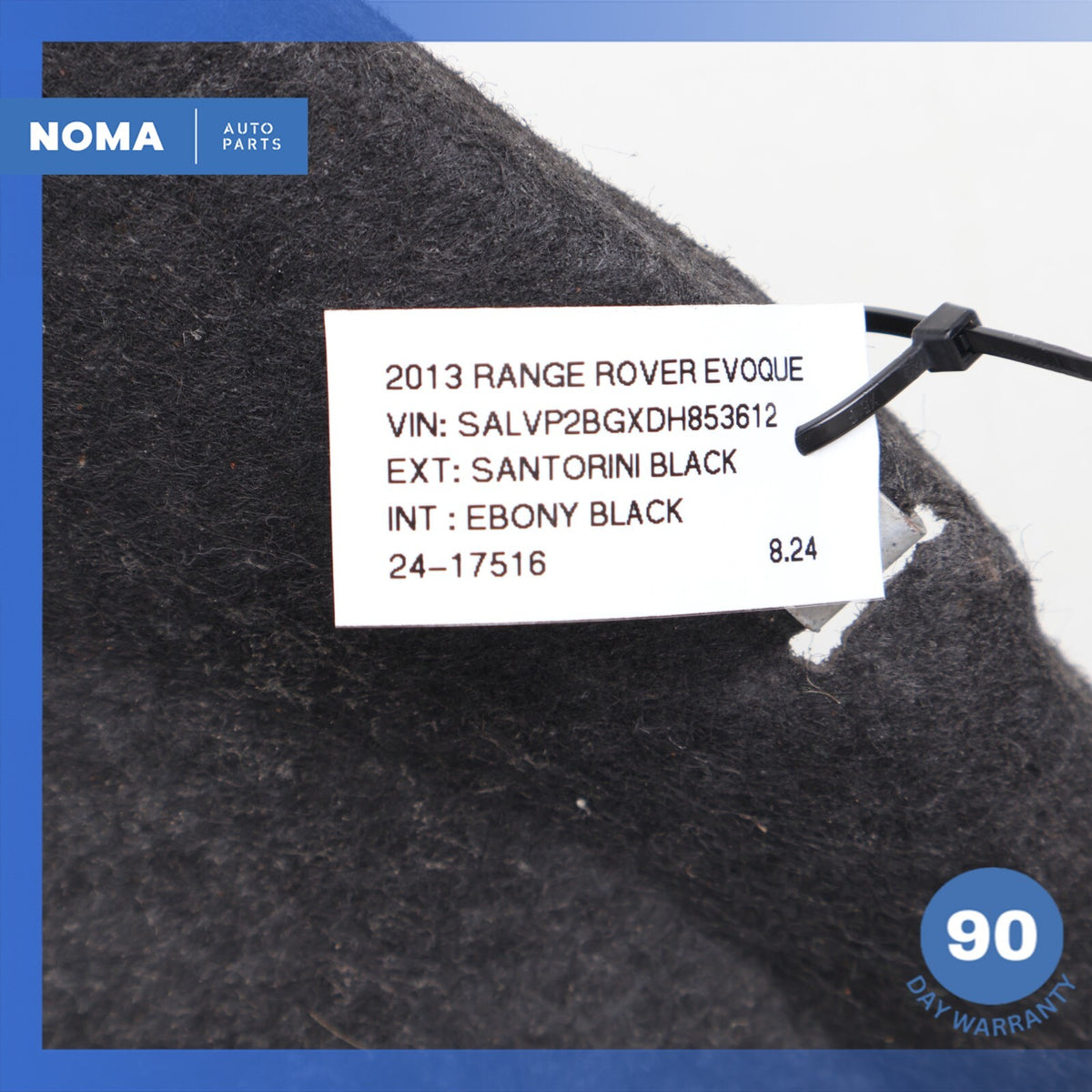 12-19 Range Rover Evoque L538 4DR Rear Right Passenger Liner Splash Shield OEM - photo 17
