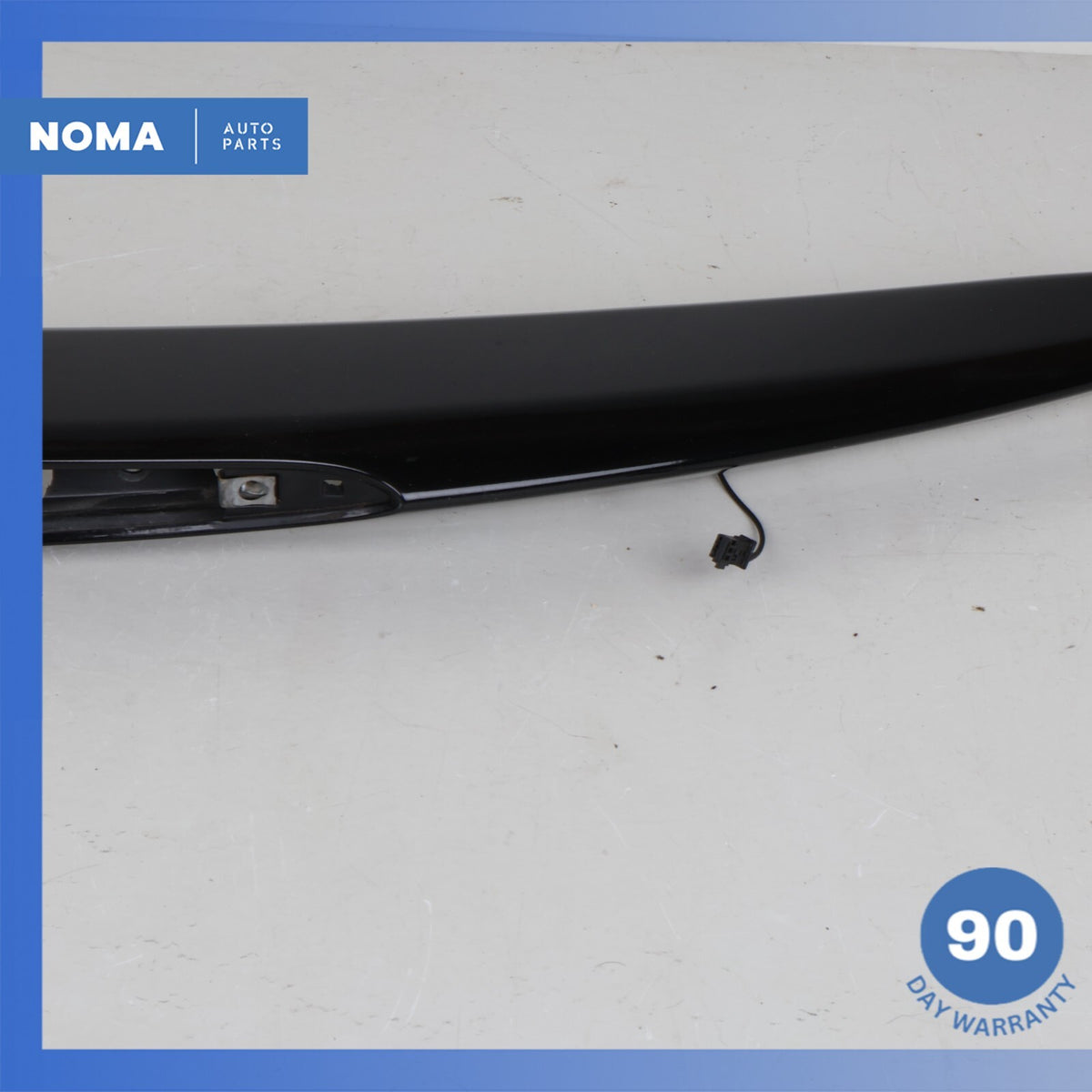 07-15 Jaguar X150 XK XKR Trunk Lid Molding Trim Spoiler Wing Ebony Black OEM - photo 3