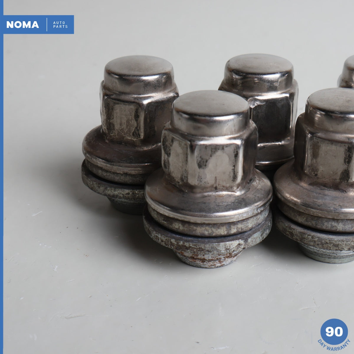 09-21 Jaguar XF XFR X250 Wheel Lug Nuts Bolts Set of 5 1X431012AB OEM - photo 3