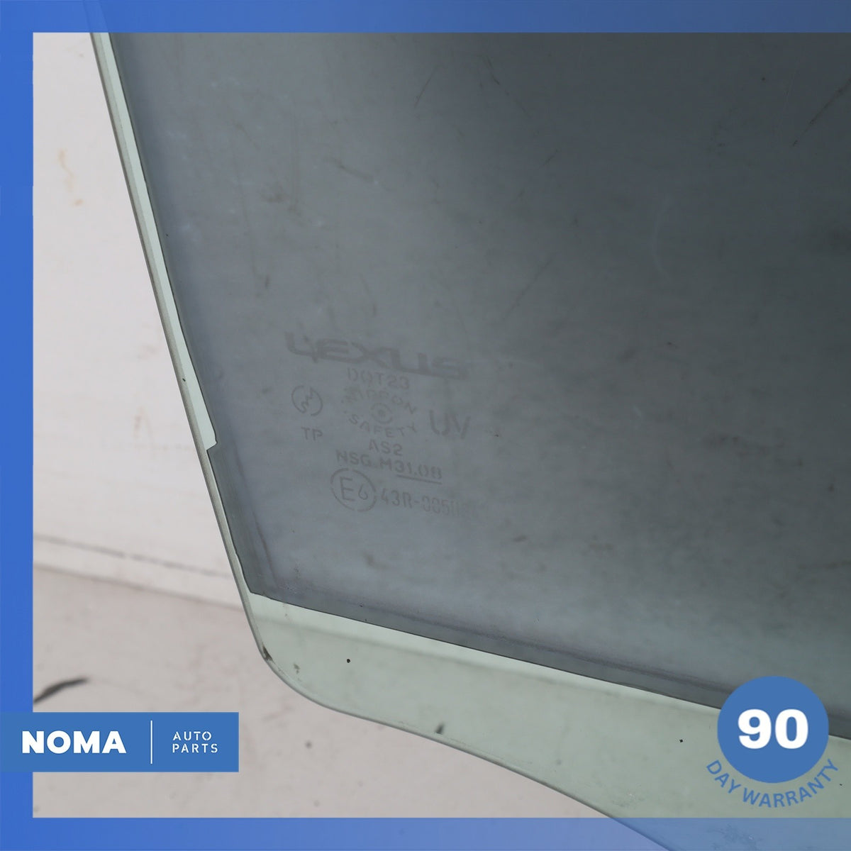 06-10 Lexus GSE20R IS250 IS350 Rear Right Passenger Side Door Window Glass OEM - photo 8