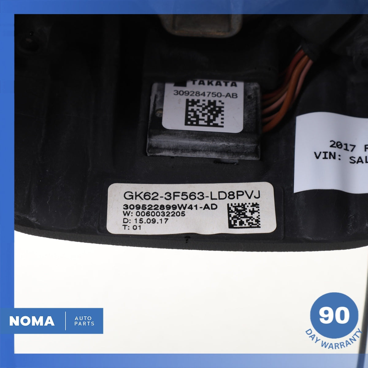14-22 LR Range Rover Sport L494 Leather Heated Steering Wheel w/ Switches OEM - photo 18