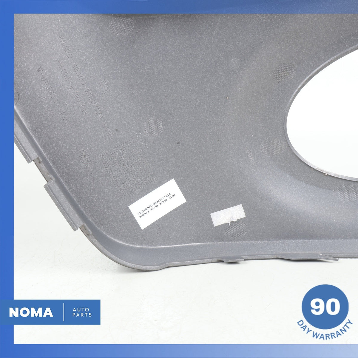 12-19 LR Range Rover Evoque L538 Rear Right Bumper Cover Panel Gray OEM - photo 9