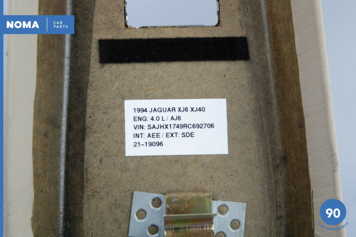 93-94 Jaguar XJ6 XJ40 Front Right Side Upper B-Pillar Cover Trim AEE Doeskin OEM - photo 9