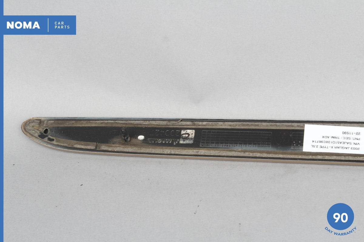 02-08 Jaguar X-Type X400 Rear Left Driver Side Door Lower Molding Topaz SEC OEM - photo 11