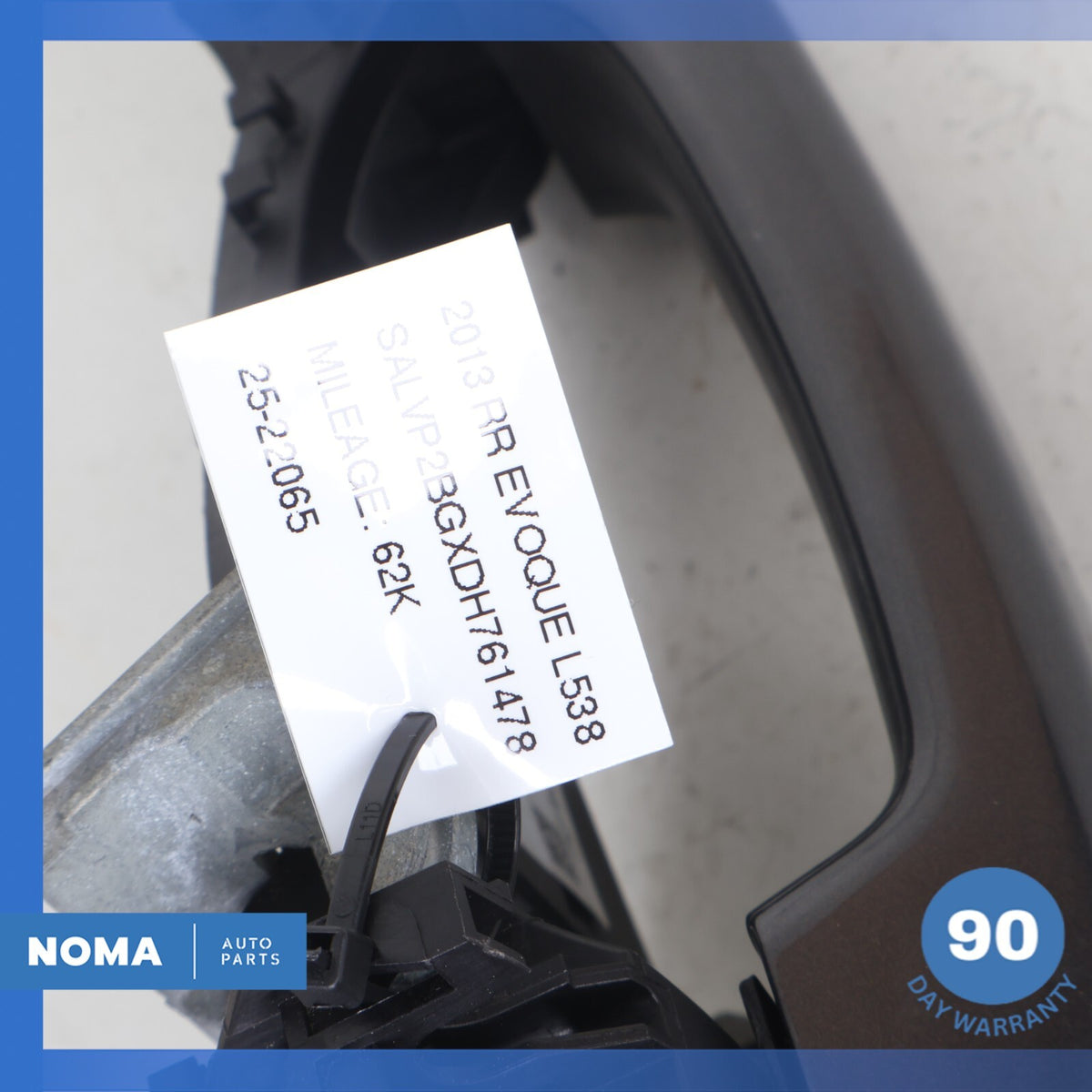 2013 Range Rover Evoque L538 Rear Right Side Door Exterior Handle OEM - photo 12
