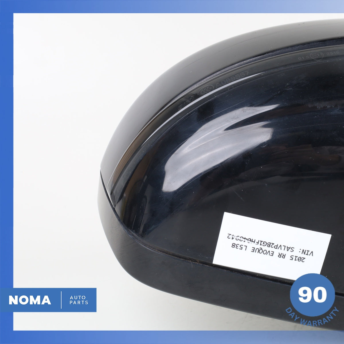 14-19 Range Rover Evoque L538 Right Side Rear View Mirror Assembly Black OEM - photo 17