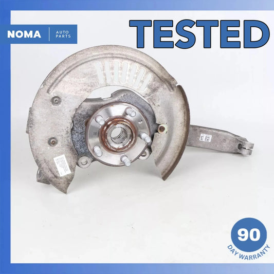 17-21 Jaguar X761 F-Pace Velar Front Left Spindle Knuckle Hub w/ Shield OEM 77k - photo 1