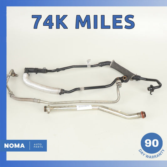 18-23 Jaguar X540 E-Pace Evoque 2.0L Turbo Turbocharger Oil Line Set OEM 74k - photo 1