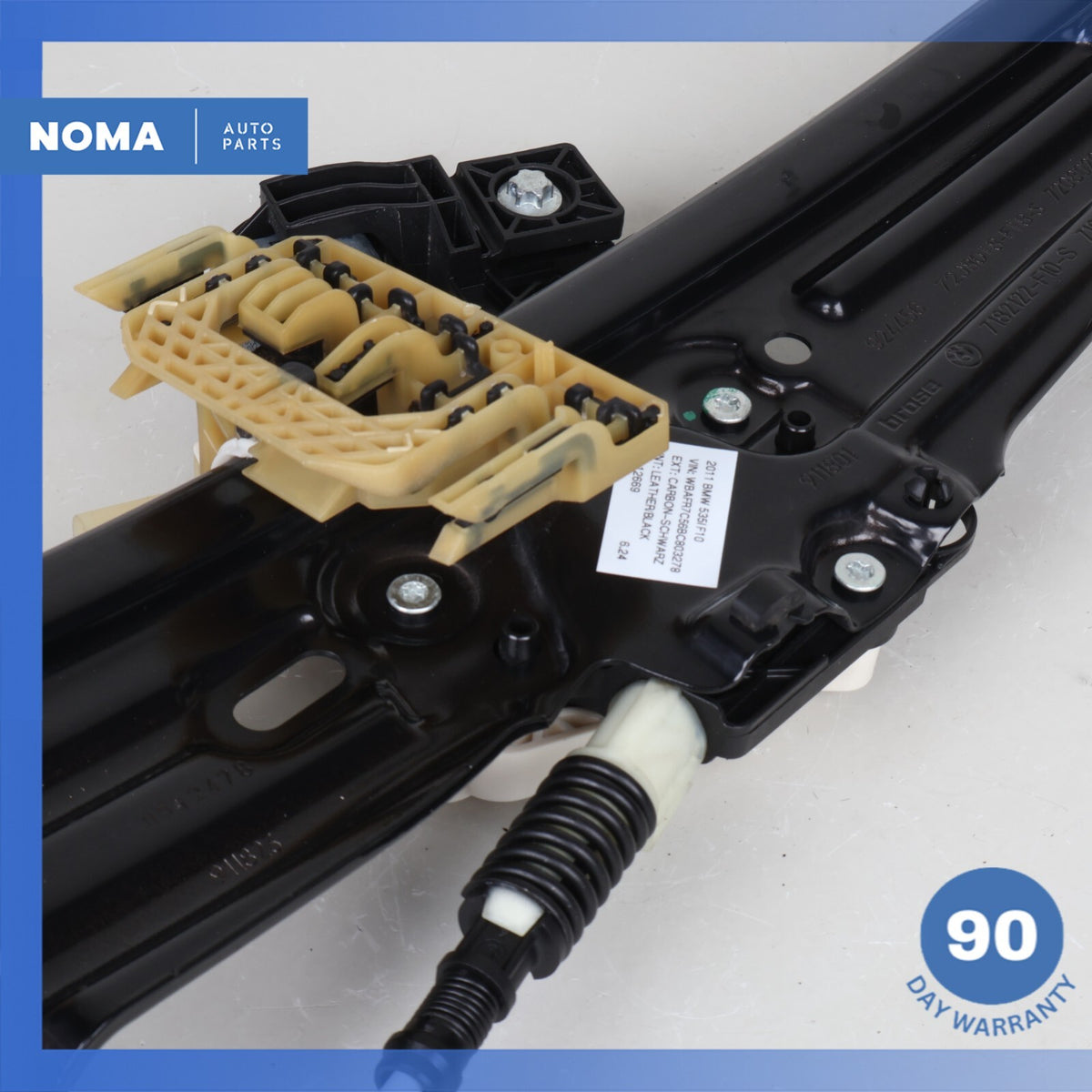 11-16 BMW F10 535i 528i Rear Right Passenger Door Window Regulator Motor OEM - photo 10